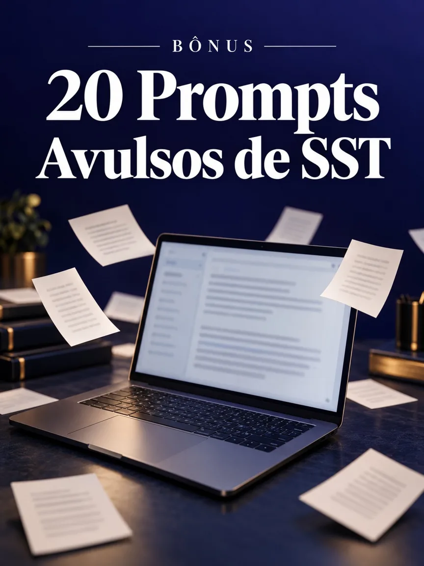 Capa do bônus 20 Prompts Avulsos de SST